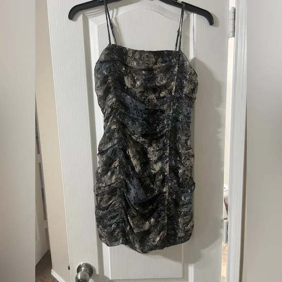 J.O.A. Dusty Blue Dress - Picture 4 of 5